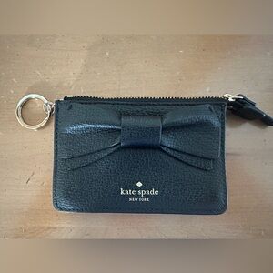 Kate Spade Beige Interior with Gold Accents businesses card holder